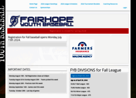 fairhopeyouthbaseball.com