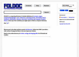 foldoc.org