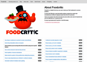 foodcritic.io