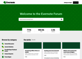 forum.evernote.com