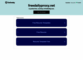 freedailyproxy.net