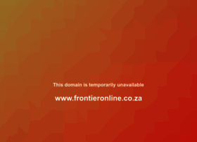 frontieronline.co.za