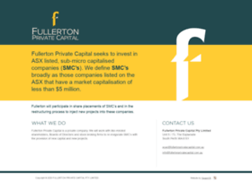 fullertonprivatecapital.com.au