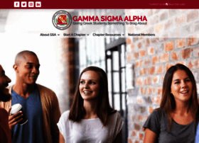 gammasigmaalpha.org