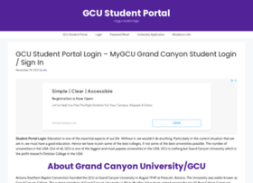 gcustudentportal.info