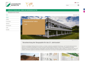 geographie.uni-bayreuth.de
