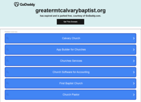 greatermtcalvarybaptist.org