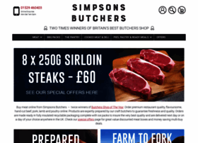 gsimpsonbutchers.co.uk