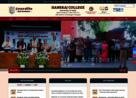 hansrajcollege.ac.in