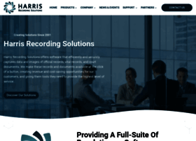 harrisrecordingsolutions.com