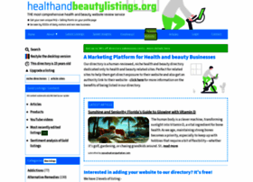 healthandbeautylistings.org