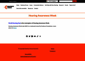 hearingawarenessweek.org.au