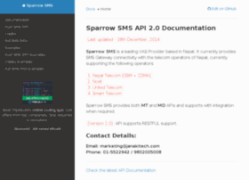 help.sparrowsms.com