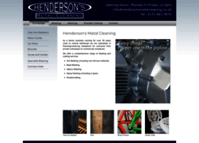 hendersonsmetalcleaning.co.uk