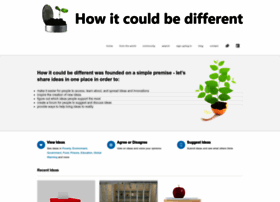 howitcouldbedifferent.org