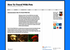 howtotravelwithpets.com