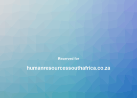 humanresourcessouthafrica.co.za