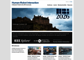humanrobotinteraction.org