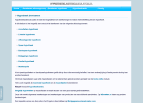 hypotheeklastencalculator.nl