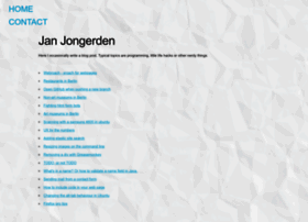 janjongerden.nl