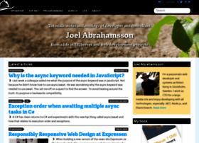 joelabrahamsson.com