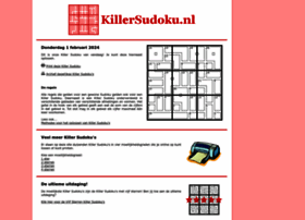 killersudoku.nl