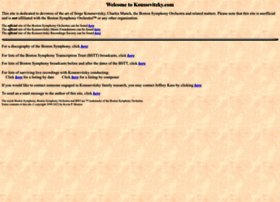 koussevitzky.com