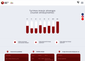 kraujodonoryste.lt