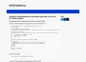 kriegsman.io
