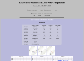 lakeunionweather.info