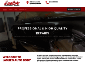 lasliesautobody.com