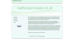 leatherguncases.co.uk
