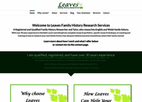 leavesfamilyhistory.co.uk