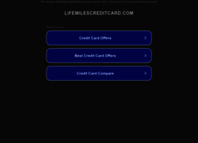 lifemilescreditcard.com