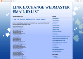 linkexchangewebmasteremailidlist.blogspot.in