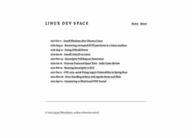 linuxdeveloper.space