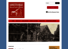 lovettsvillehistoricalsociety.org