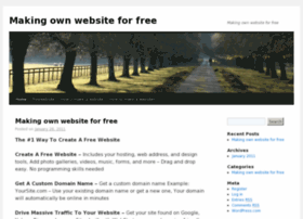 makingownwebsiteforfree.wordpress.com