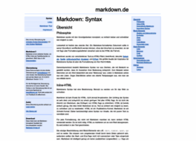 markdown.de