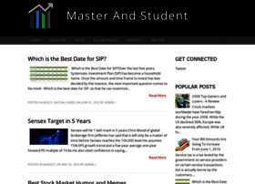 masterandstudent.com