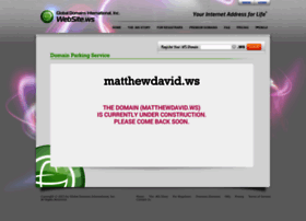 matthewdavid.ws