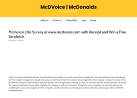 mcdvoice.online