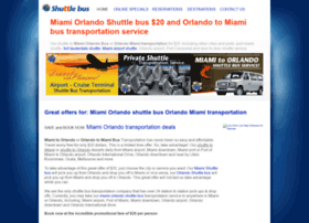 miamiorlandoshuttle.net