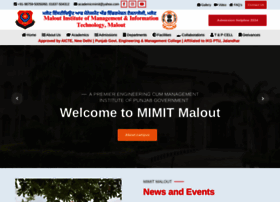 mimitmalout.ac.in