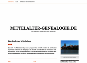 mittelalter-genealogie.de