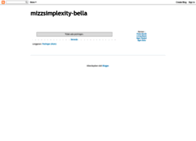 mizzsimplexity-bella.blogspot.com