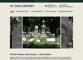 mtsinaicemetery.org