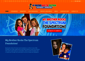 mybrotherrocksthespectrumfoundation.org