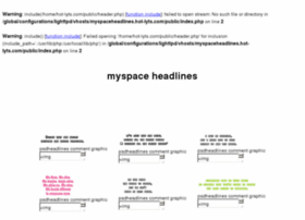 myspaceheadlines.hot-lyts.com
