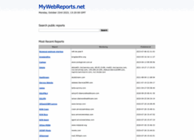 mywebreports.net